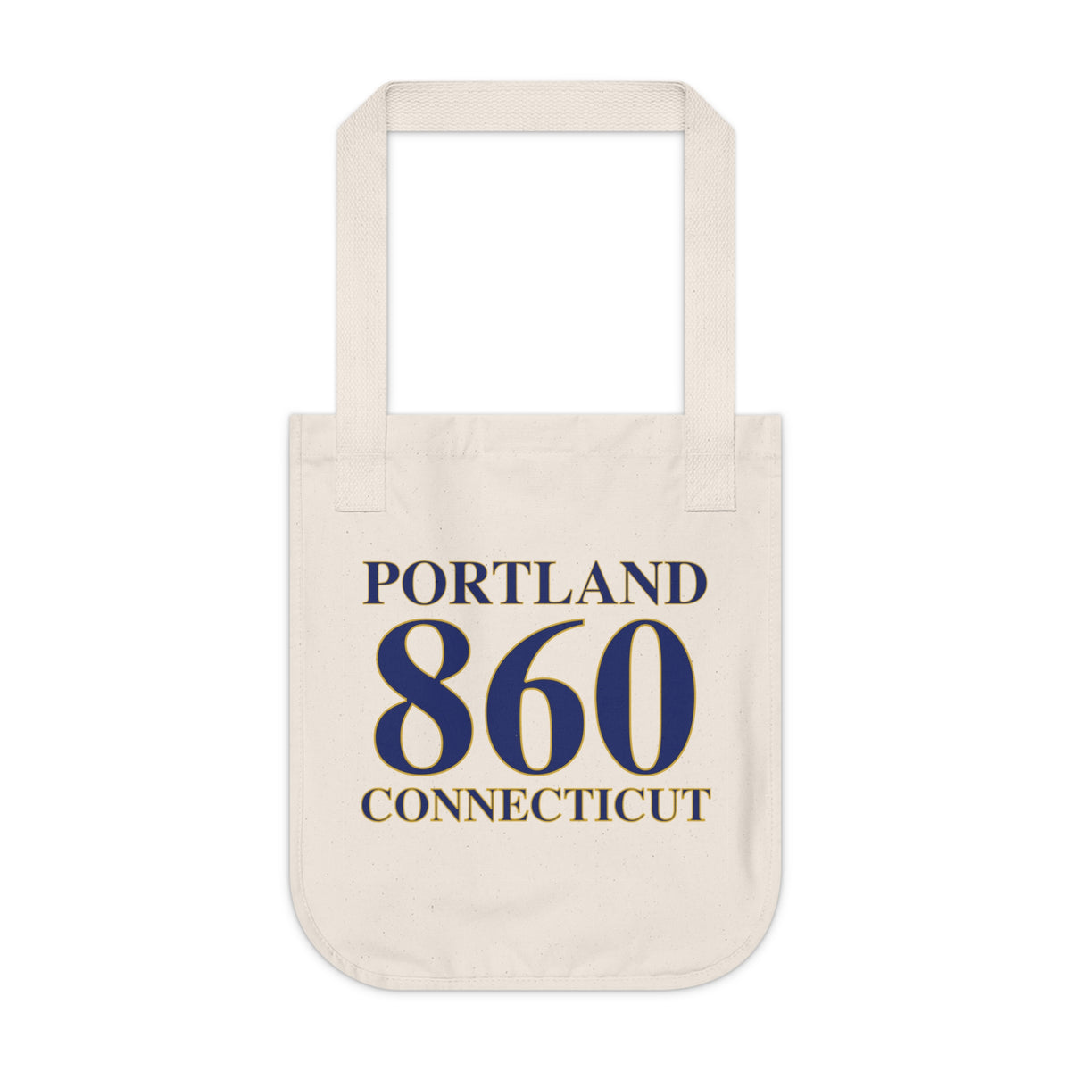 Portland 860 Connecticut Organic Canvas Tote Bag