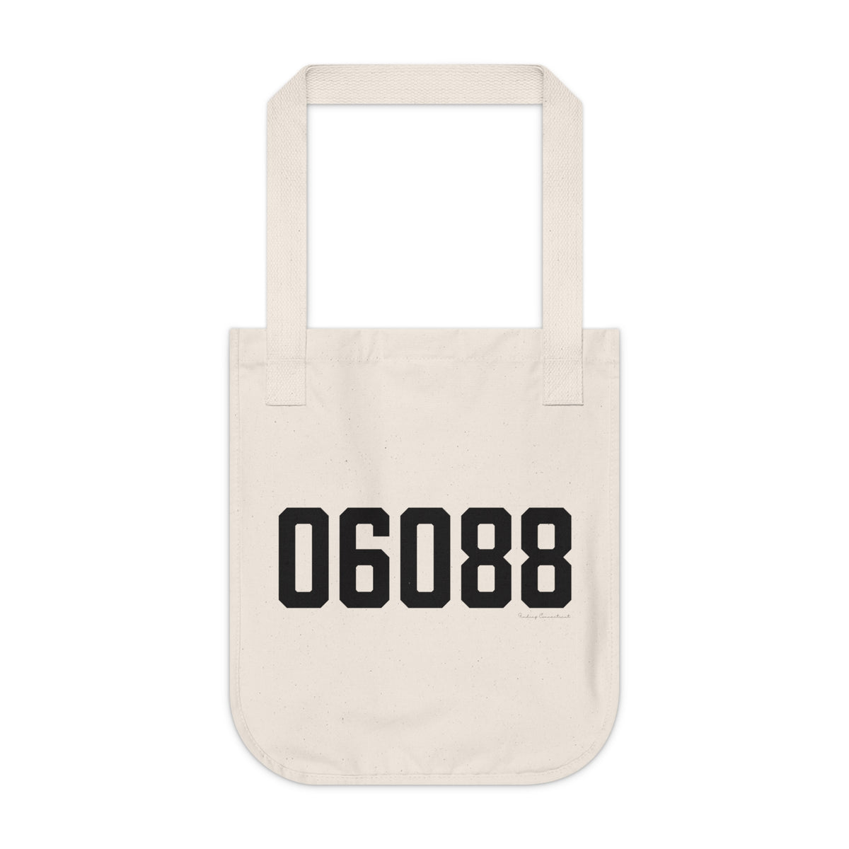 06088 East Windsor Connecticut Zip Code Organic Canvas Tote Bag