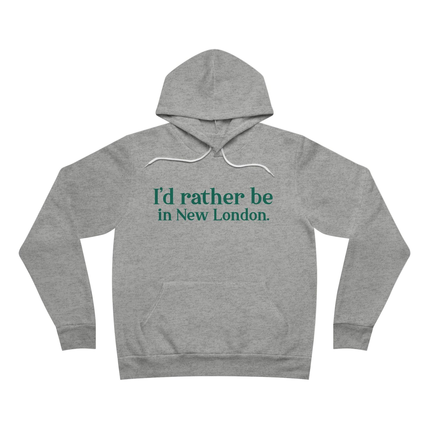 I'd rather be in New London. Unisex Sponge Fleece Pullover Hoodie