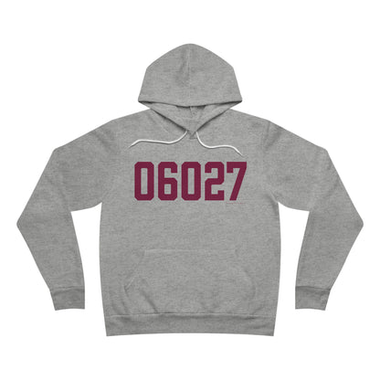 06027 Hartland Connecticut Zip Code Unisex Sponge Fleece Pullover Hoodie