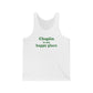 Chaplin is My Happy Place Unisex Jersey Tank Top