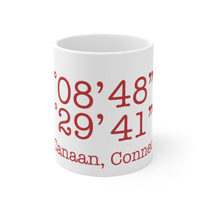 New Canaan Coordinates Mug 11oz