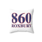 860 Roxbury Red White & Blue Spun Polyester Square Pillow