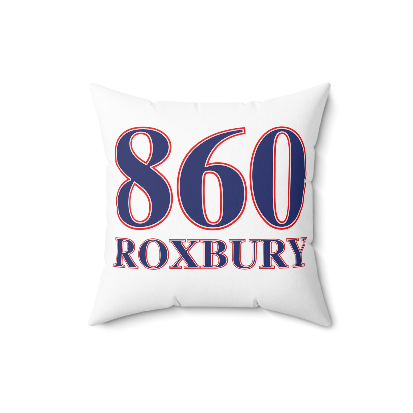 860 Roxbury Red White & Blue Spun Polyester Square Pillow