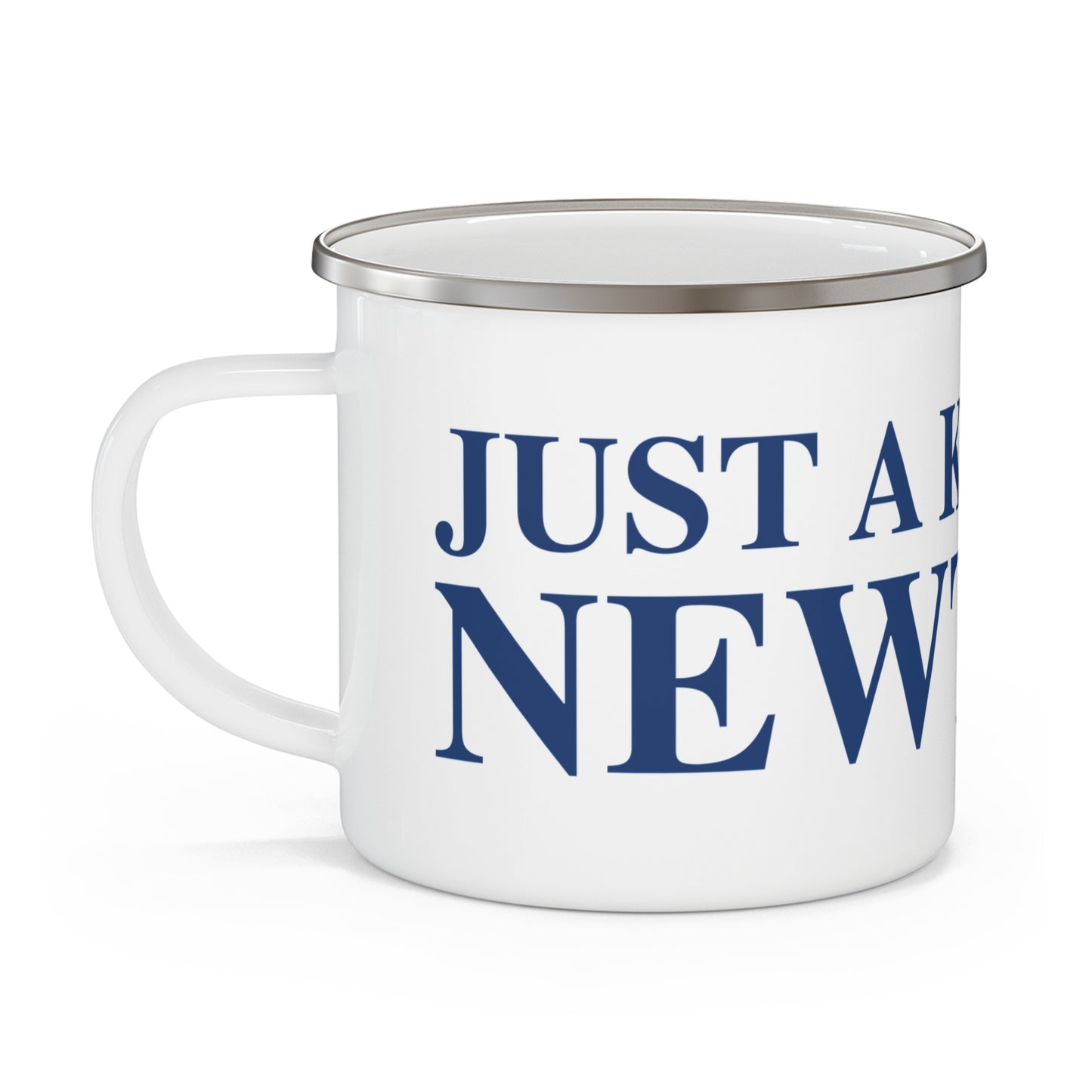 Just a kid from Newtown Enamel Camping Mug