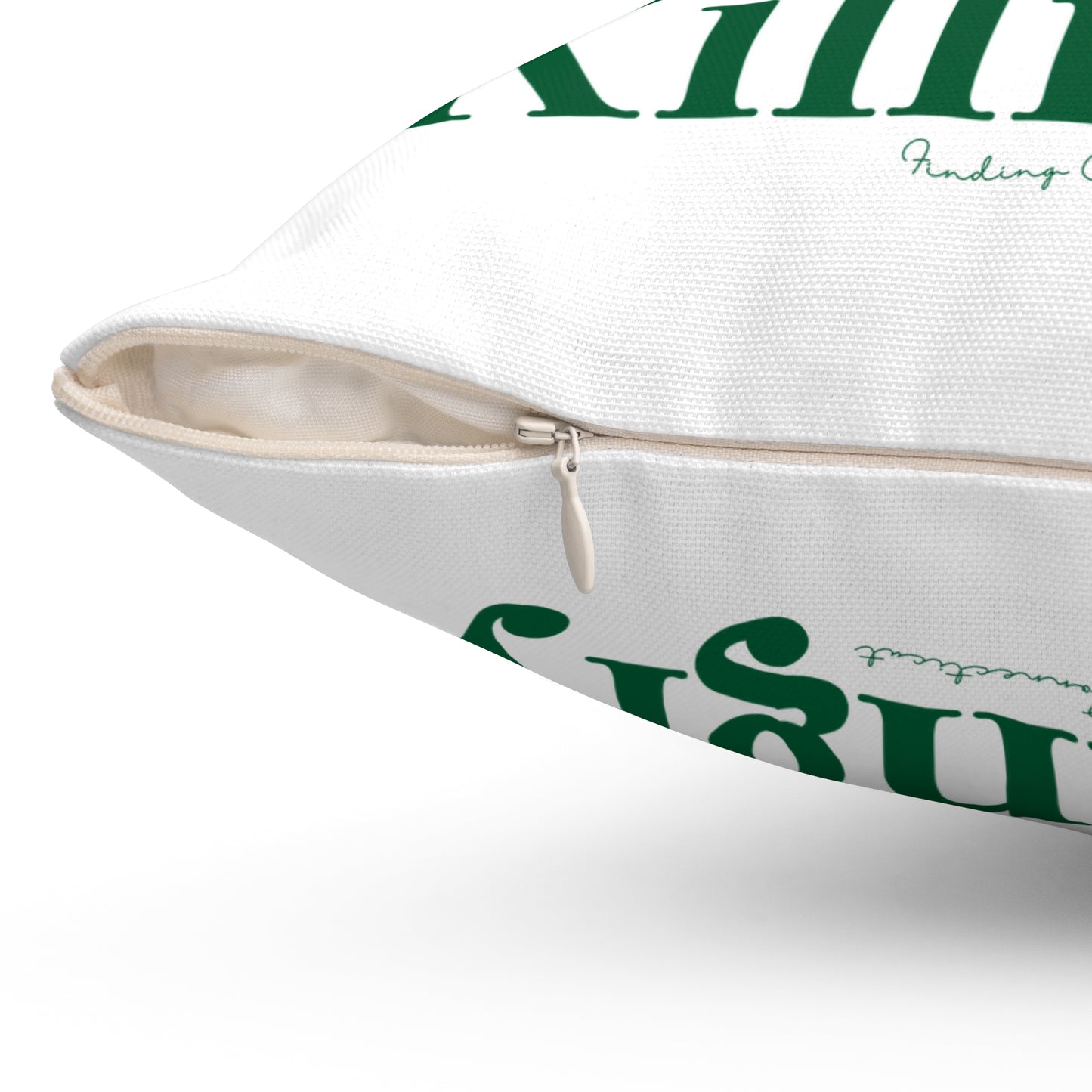 I Clover Killingly Spun Polyester Square Pillow