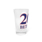 Bethany Red, White & Blue Pint Glass, 16oz