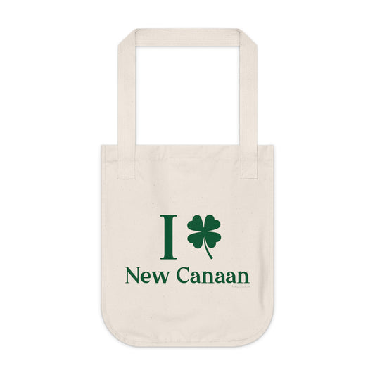 I Clover New Canaan Organic Canvas Tote Bag