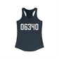 06340 Groton CT Zip Code Women's Ideal Racerback Tank Top