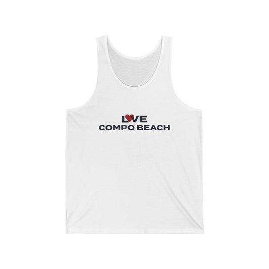 Love Compo Beach Unisex Jersey Tank Top