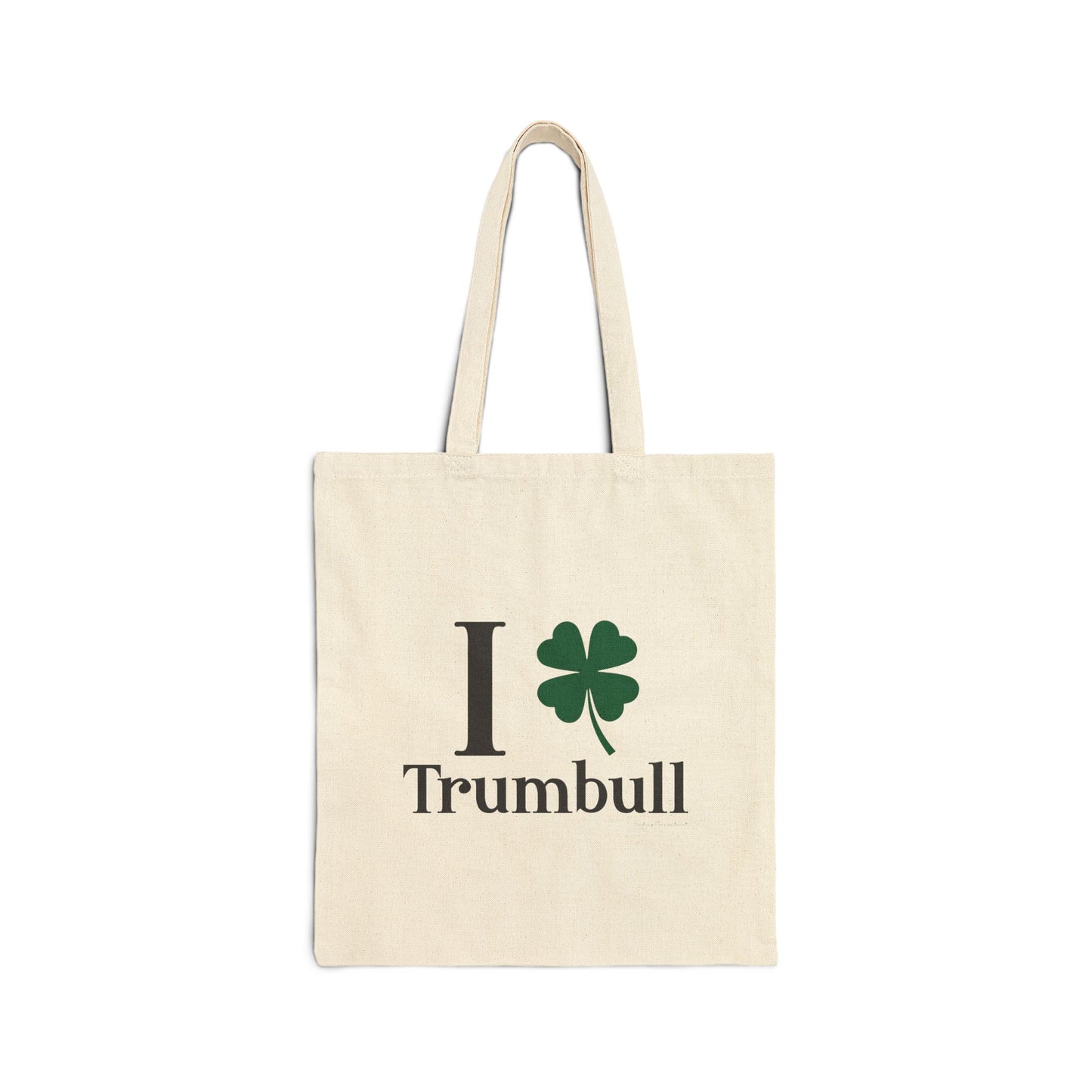I Clover Trumbull Cotton Canvas Tote Bag