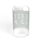 Vintage Exit 62 WCP Sign Sipper Glass, 16oz