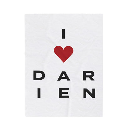 Darien Vision Velveteen Plush Blanket