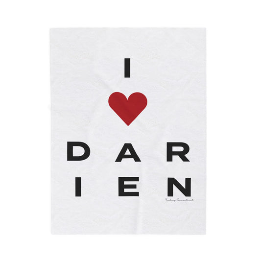 Darien Vision Velveteen Plush Blanket