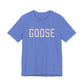 Goose Zip Code Gray & Purple Unisex Jersey Short Sleeve T-Shirt