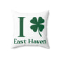 I Clover East Haven Spun Polyester Square Pillow