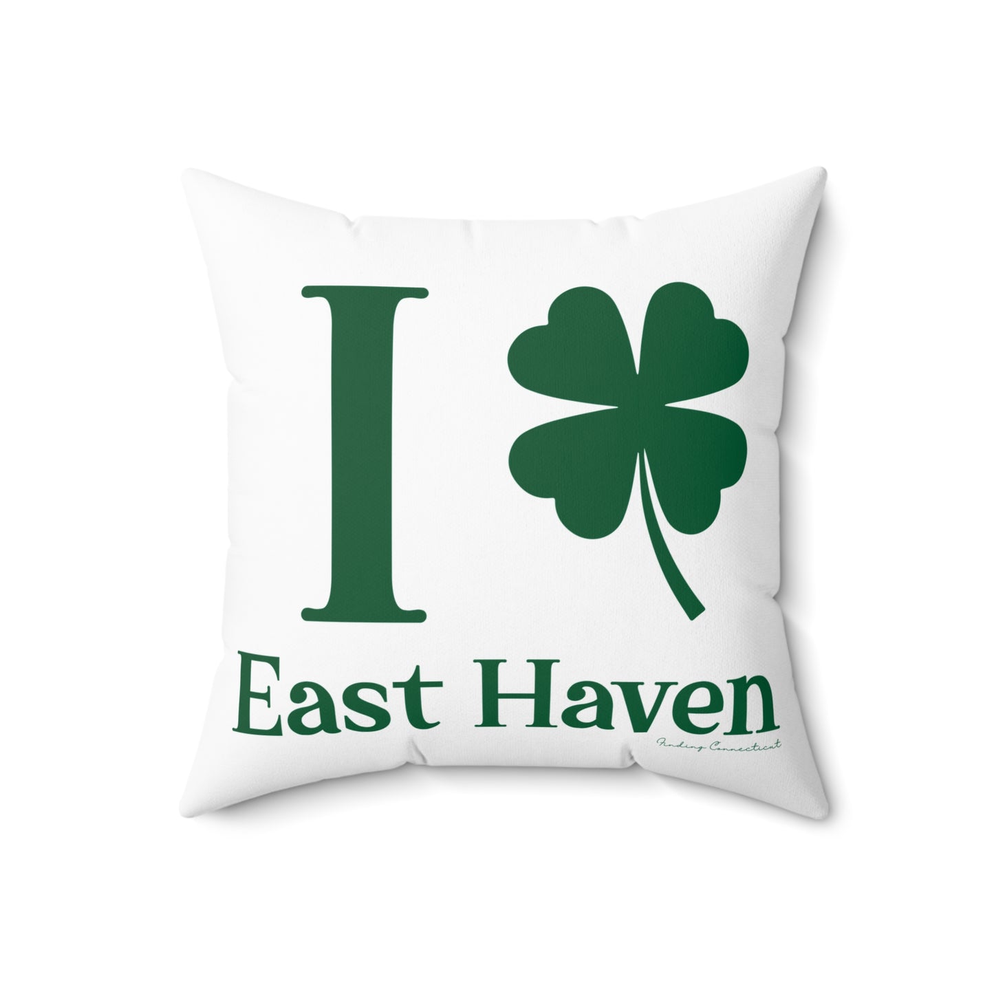 I Clover East Haven Spun Polyester Square Pillow