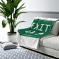 Vintage Exit 44 Merritt Parkway Sign Sherpa Fleece Blanket