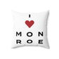 Monroe Vision Spun Polyester Square Pillow