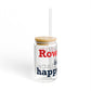 Rowayton is My Happy Place Sipper Glass, 16oz