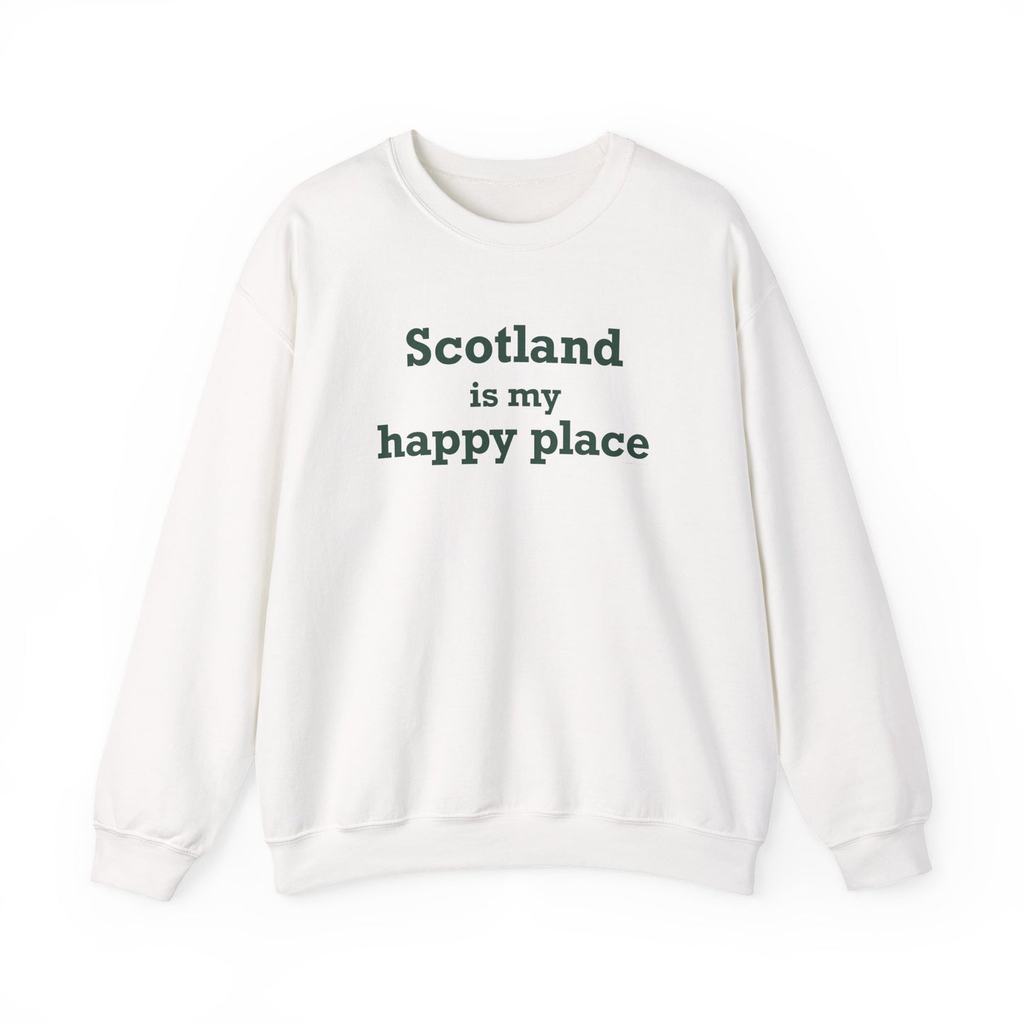 Scotland is My Happy Place Unisex Heavy Blend™ Crewneck Sweatshirt