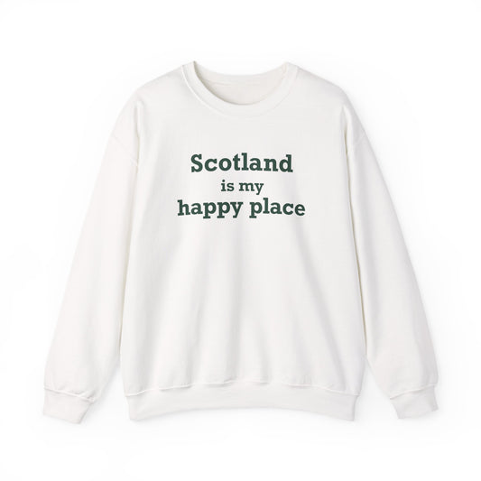 Scotland is My Happy Place Unisex Heavy Blend™ Crewneck Sweatshirt