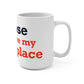 Goose Shows Are My Happy Place - Blue & Orange Mug 15oz