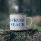 Just a kid from Fairfield Beach Enamel Camping Mug