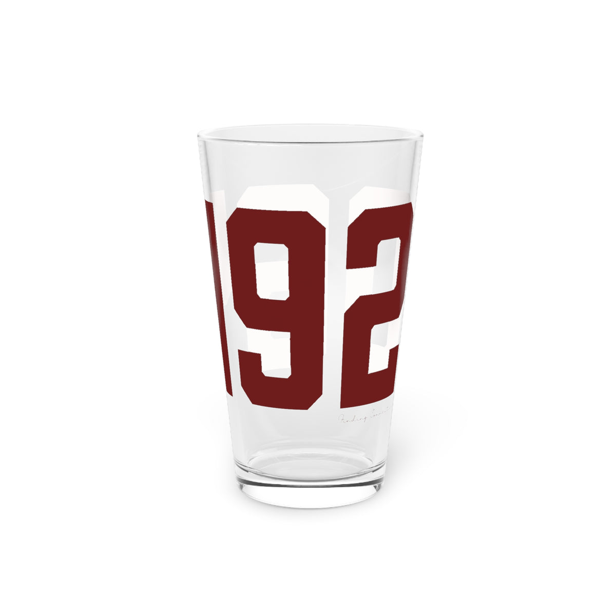 06492 Wallingford Connecticut Zip Code Pint Glass, 16oz