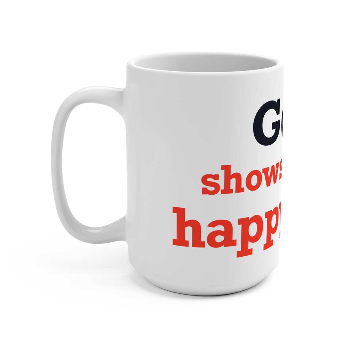 Goose Shows Are My Happy Place - Blue & Orange Mug 15oz