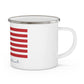 Avon Connecticut Flag Enamel Camping Mug