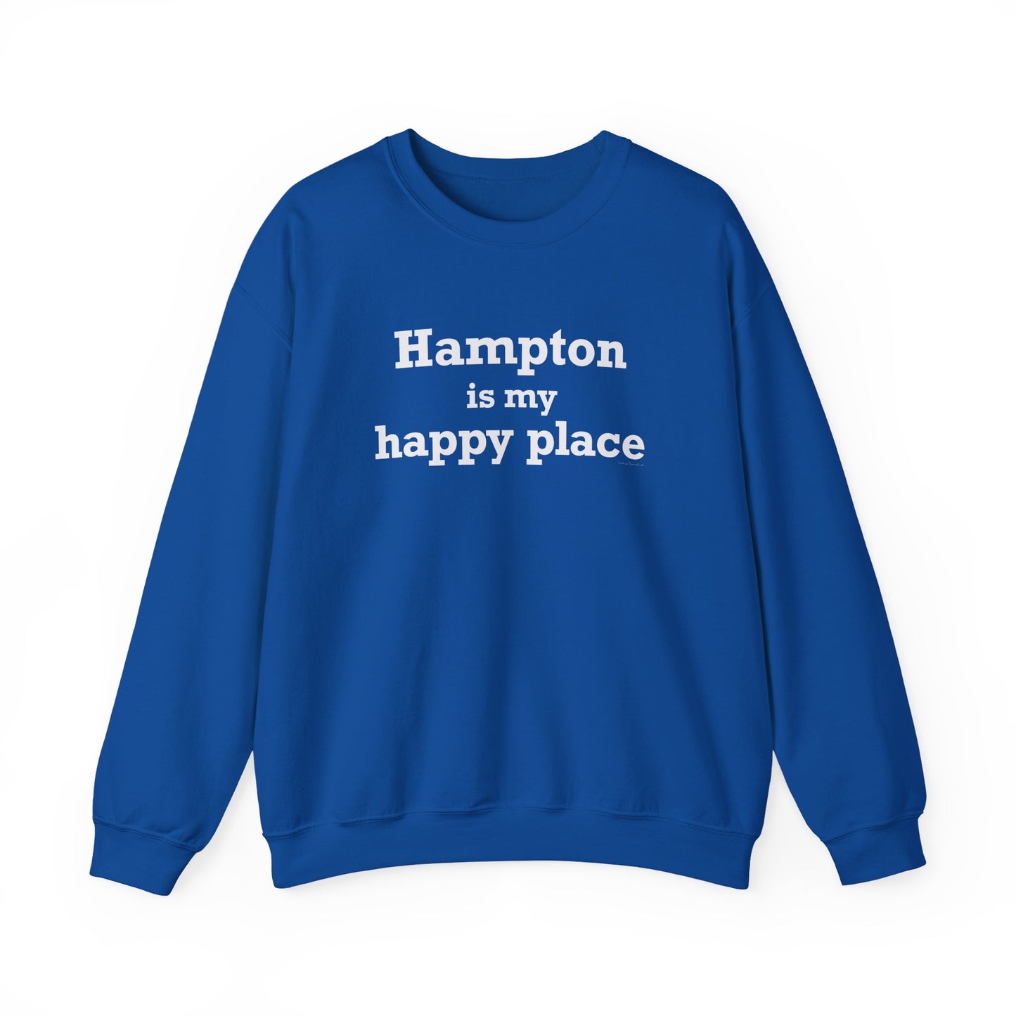 Hampton is My Happy Place Unisex Heavy Blend™ Crewneck Sweatshirt