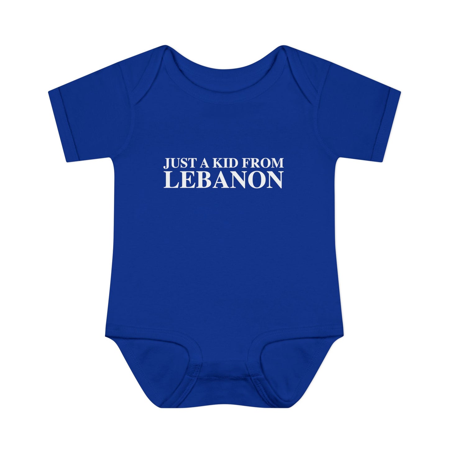 Just a kid from Lebanon Infant Baby Rib Bodysuit