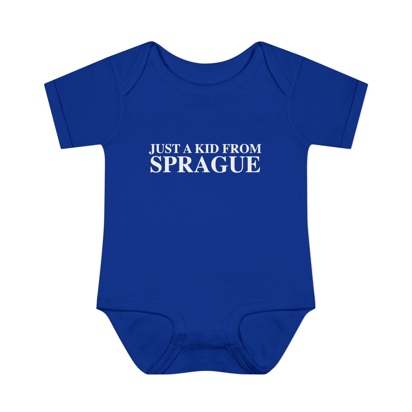 Just a kid from Sprague Infant Baby Rib Bodysuit