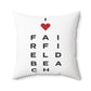 Fairfield Beach Vision Spun Polyester Square Pillow