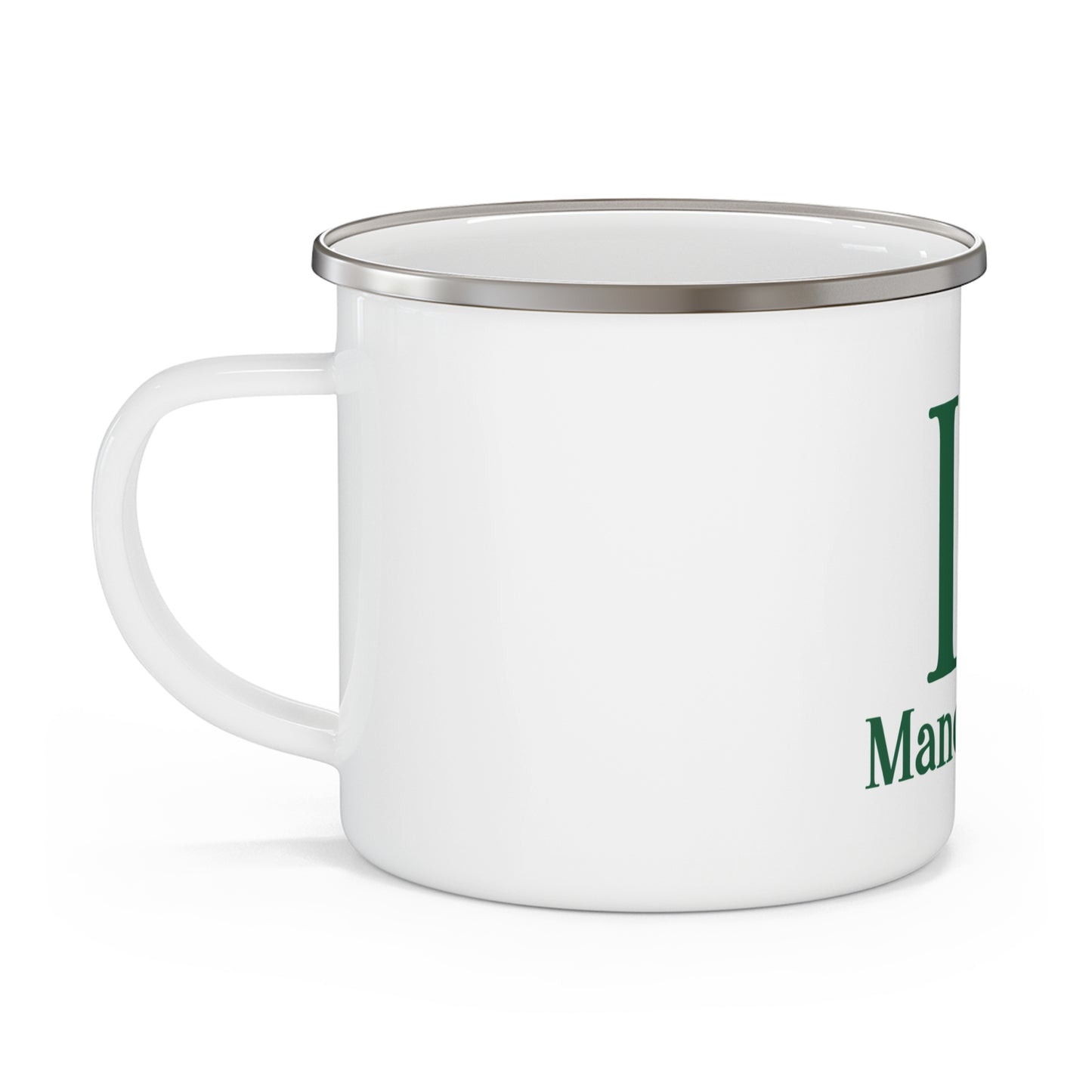 I Clover Manchester Enamel Camping Mug