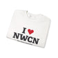 I Heart NWCN Unisex Heavy Blend™ Crewneck Sweatshirt