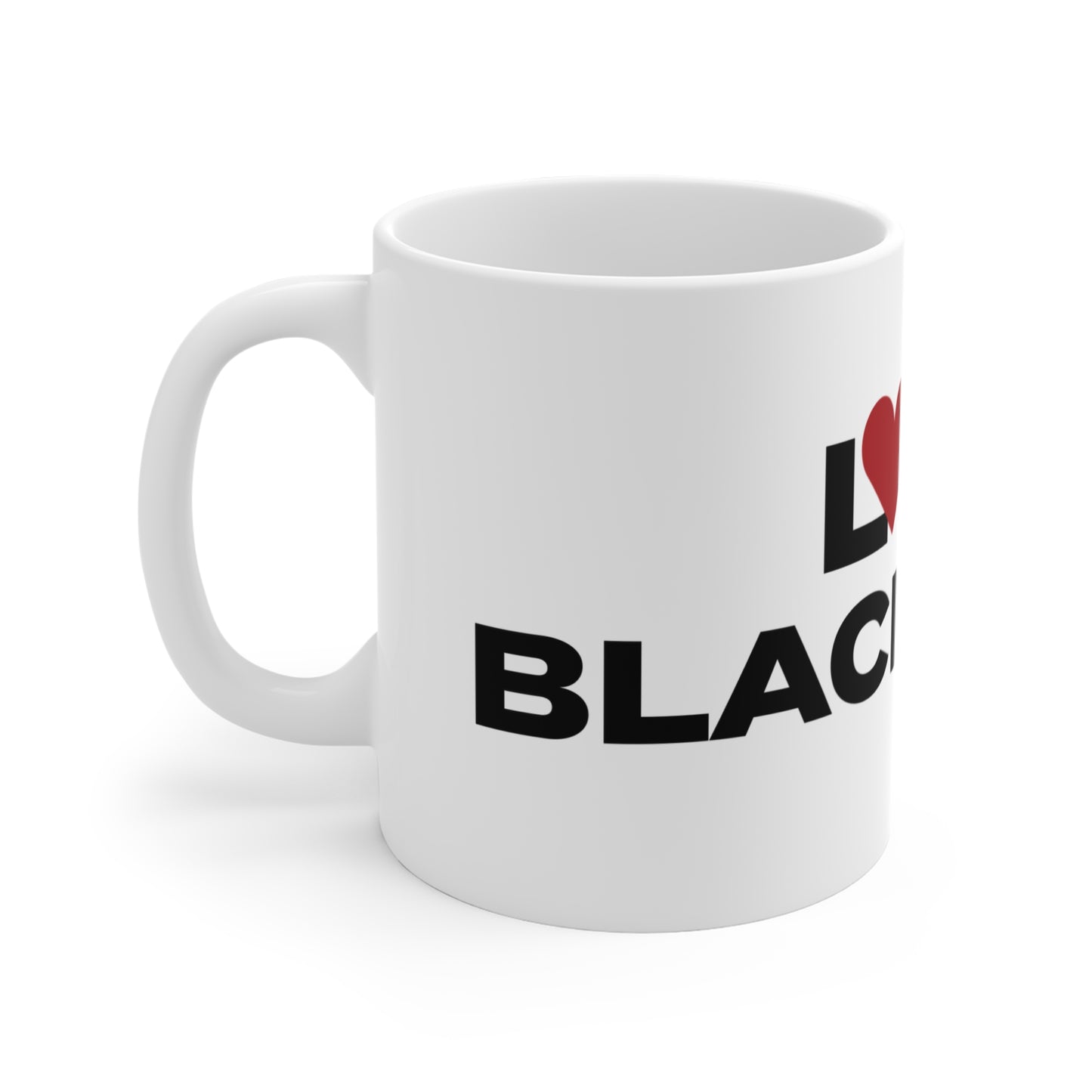 Love Black Rock Mug 11oz