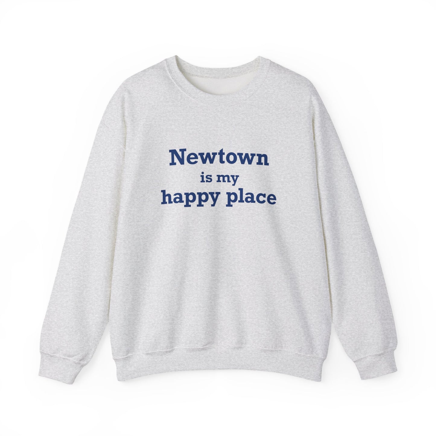 Newtown Is My Happy Place Unisex Heavy Blend™ Crewneck Sweatshirt