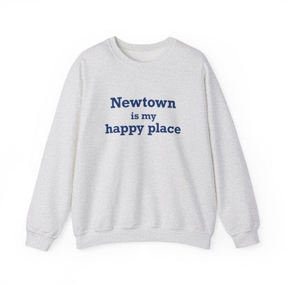 Newtown Is My Happy Place Unisex Heavy Blend™ Crewneck Sweatshirt