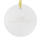 Love Trumbull Glass Ornaments