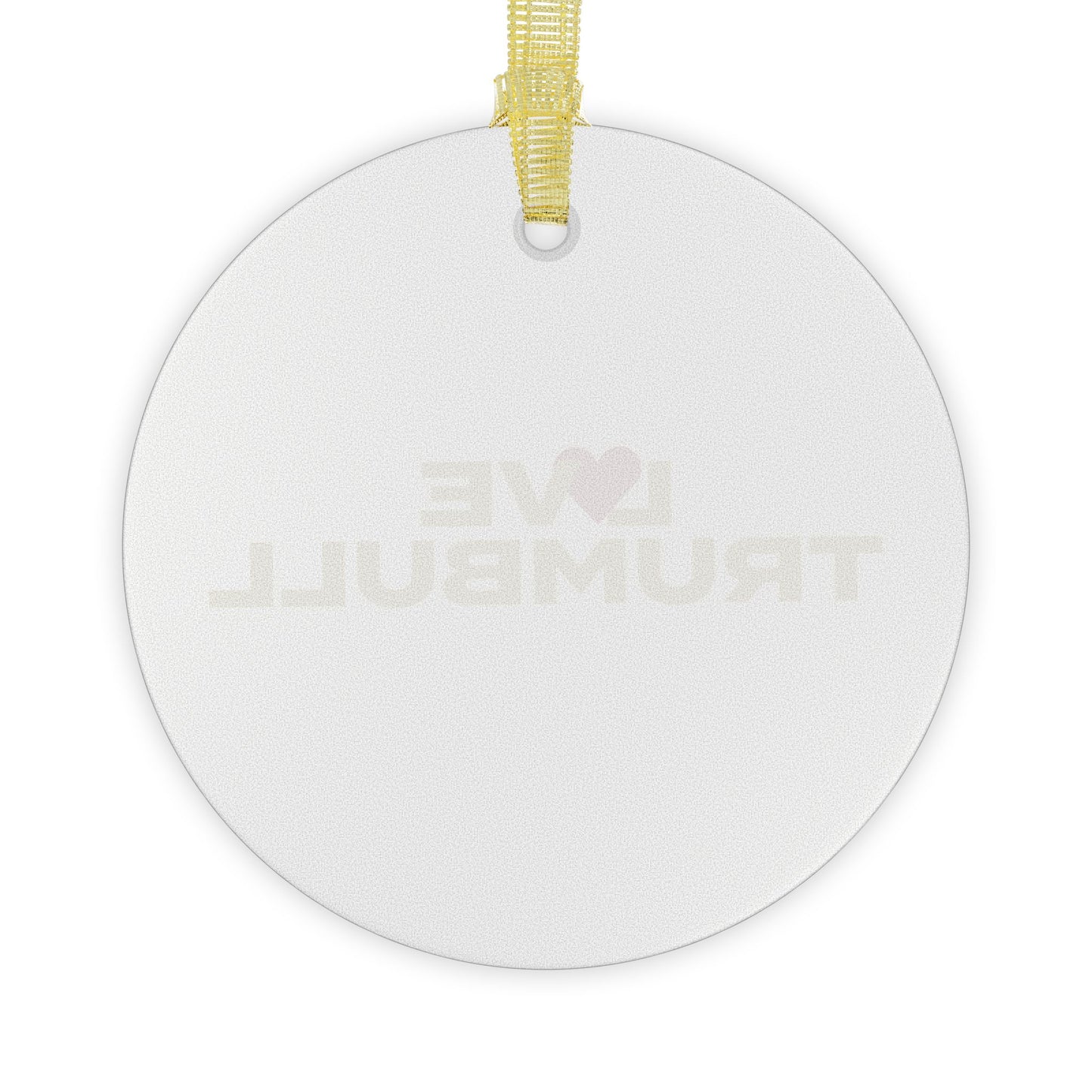 Love Trumbull Glass Ornaments