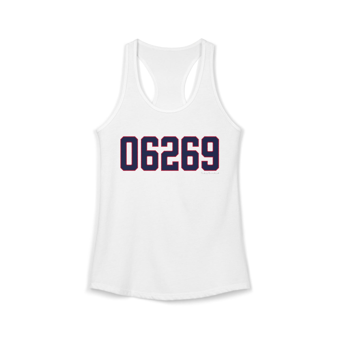 06269 Storrs Connecticut Zip Code Women's Ideal Racerback Tank Top