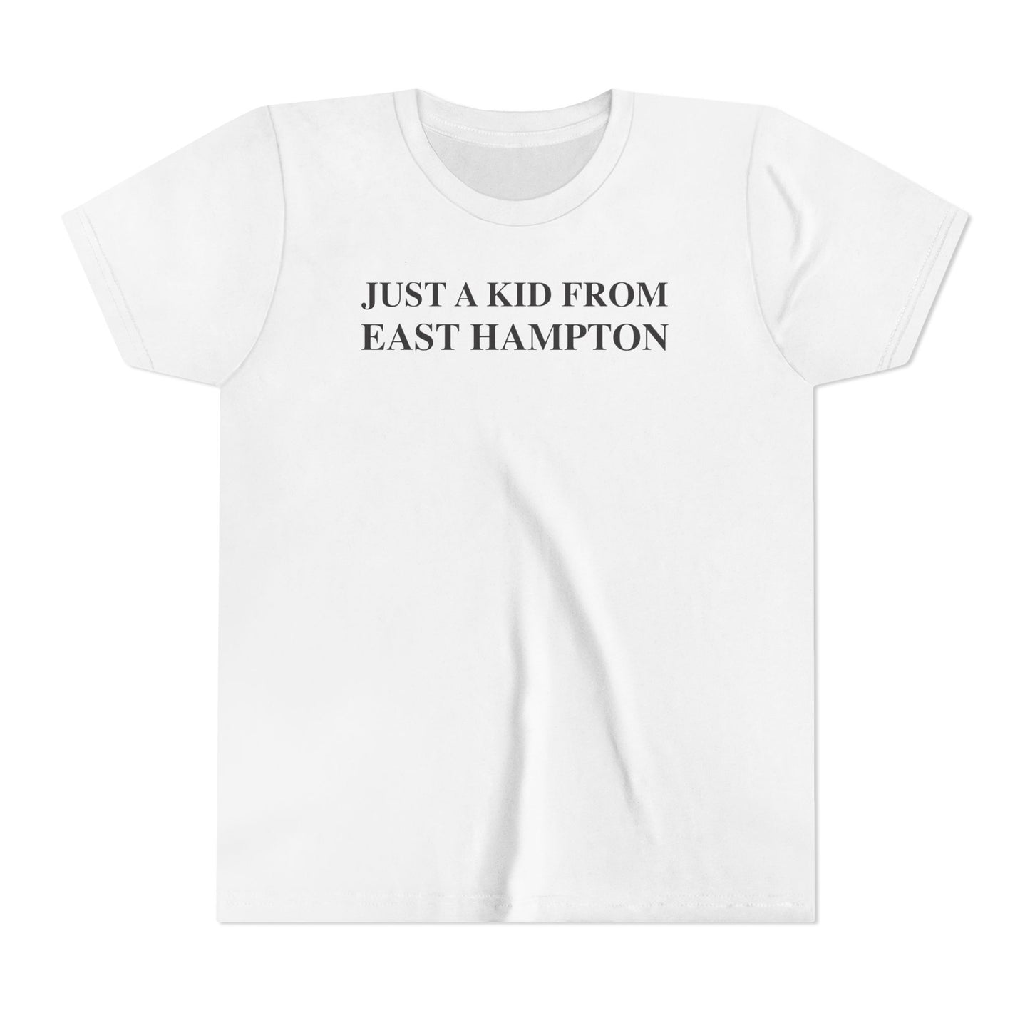 Just a kid from East Hampton Youth Short Sleeve T-Shirt