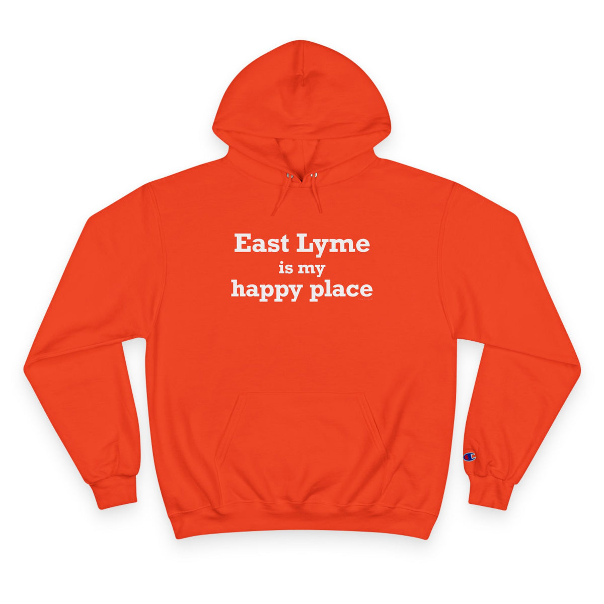 East Lyme is My Happy Place Champion Hoodie