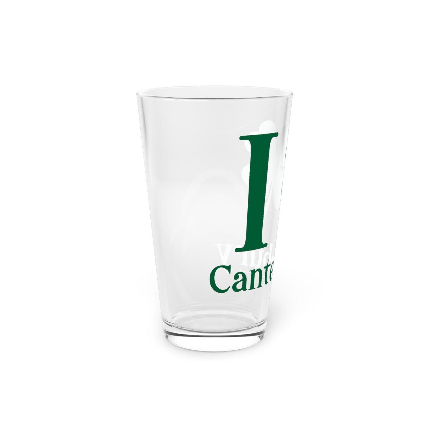 I Clover Canterbury Pint Glass, 16oz