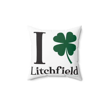 I Clover Litchfield Spun Polyester Square Pillow