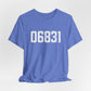 06831 - Greenwich CT Zip Code Unisex Jersey Short Sleeve T-Shirt
