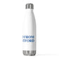 Just a kid from West Hartford 20 oz Insulated Bottle