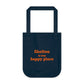 Shelton Is My Happy Place Organic Canvas Tote Bag